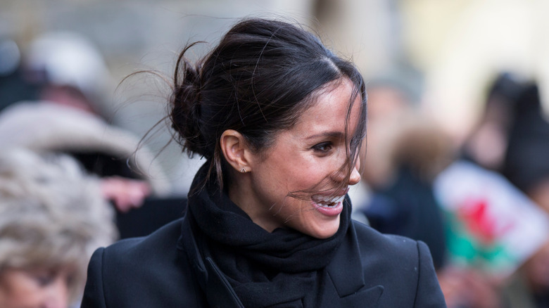 Meghan Markle smiling 