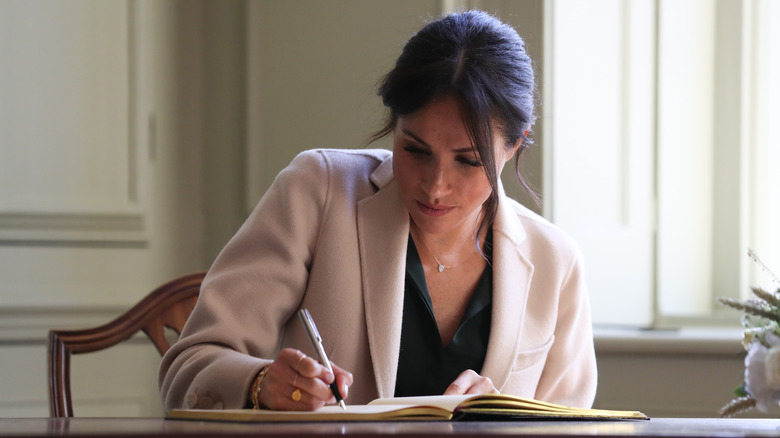 Meghan Markle writing