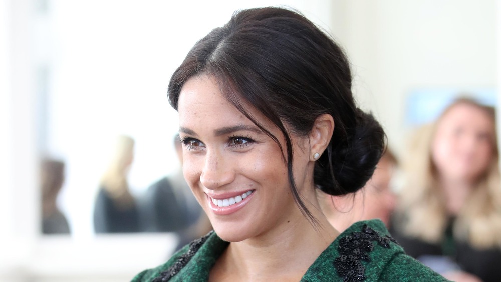 Meghan Markle smiling