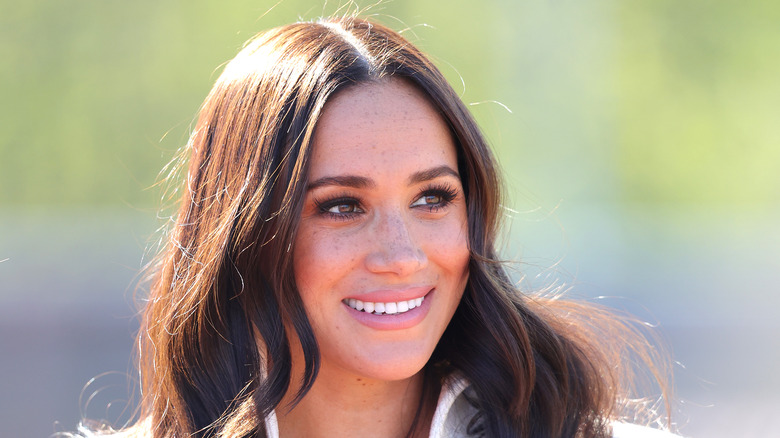 Meghan Markle smiling