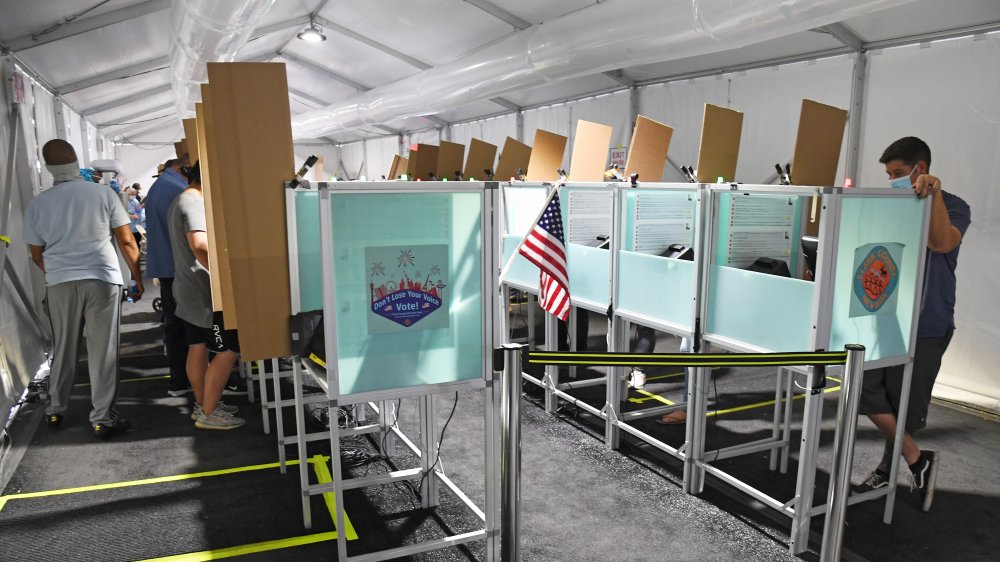 Voting booths