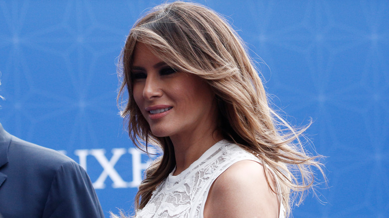 Melania Trump smiling