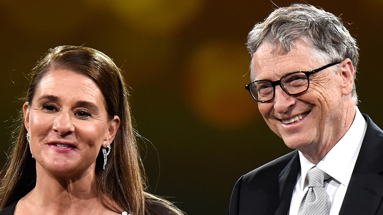 Melinda and Bill Gates at event