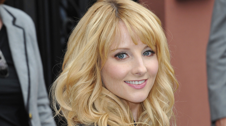 Melissa Rauch smiling to the camera