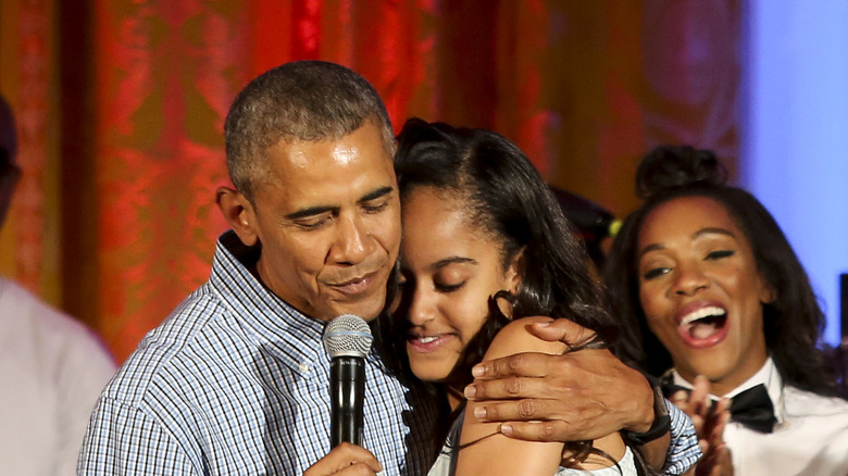 Barack Obama & Malia Obama