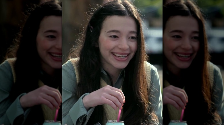 Mikey Madison smiling in "Bound for Greatness"