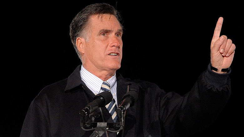 Mitt Romney delivers speech