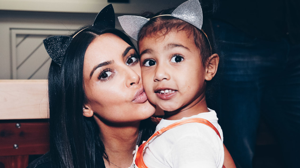 Kim Kardashian and North West