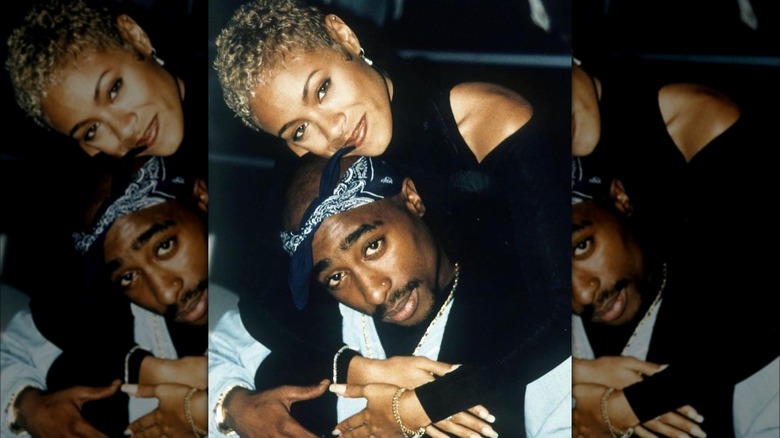 Tupac Shakur and Jada Pinkett Smith