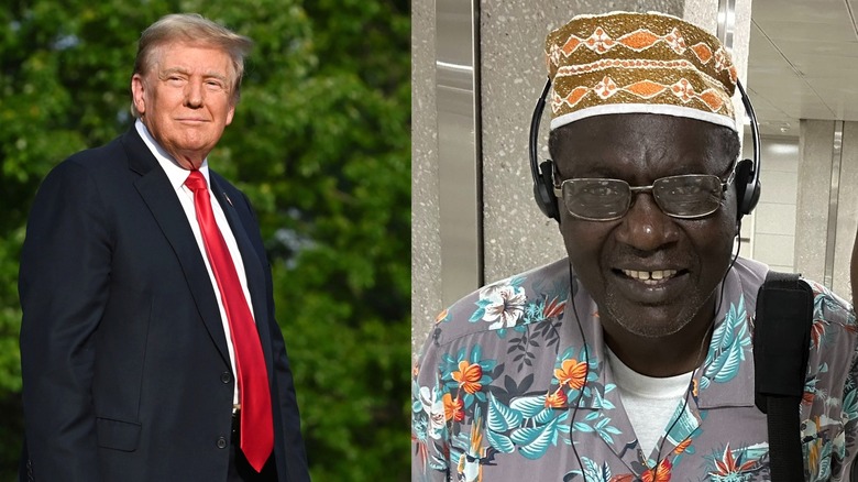 Donald Trump and Malik Obama