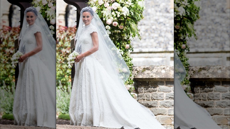 Pippa Middleton in wedding gown