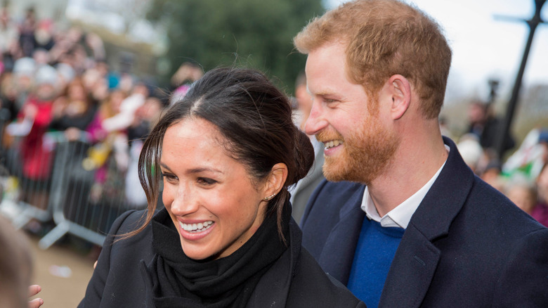 Meghan Markle and Prince Harry in January 2021