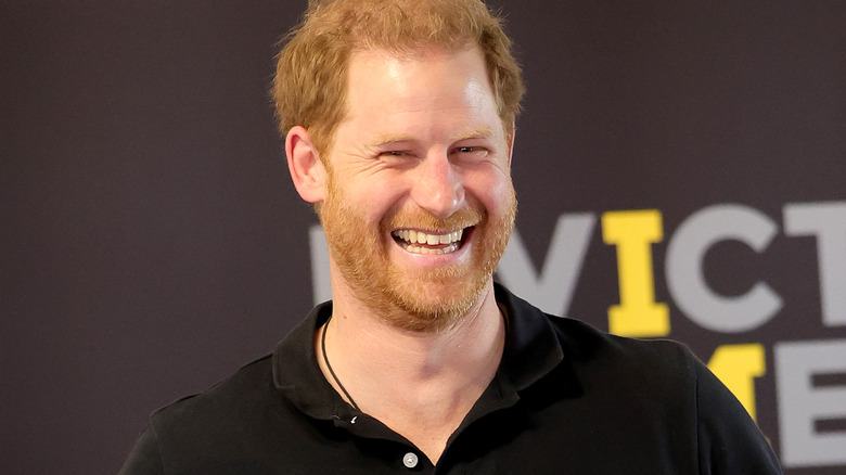 Prince Harry laughing