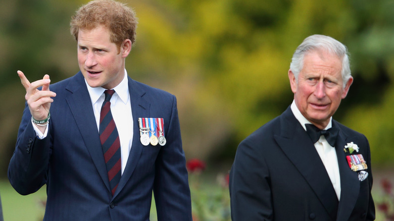 Prince Harry and King Charles before the fallout