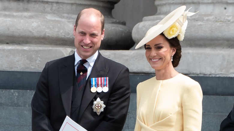 William and Kate smiling