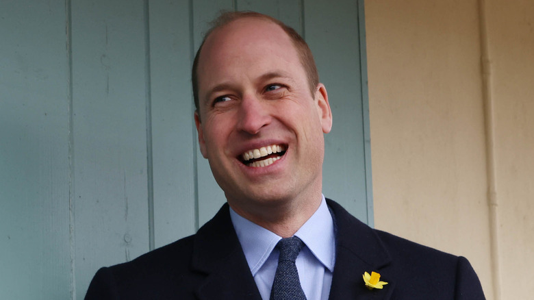 Prince William laughing