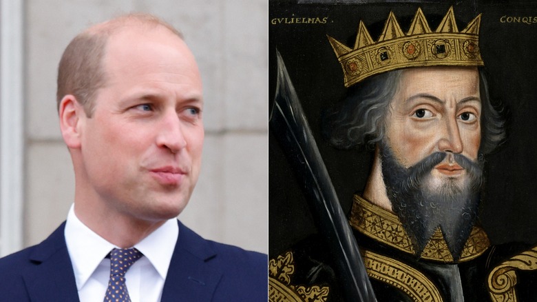 Split image of Prince William and William I 