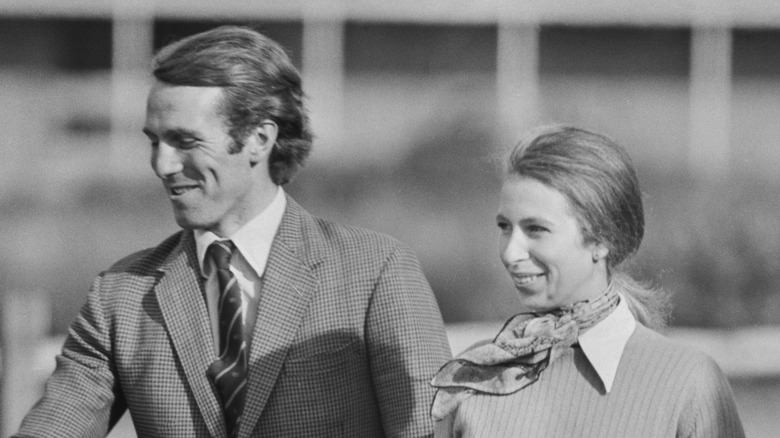 Princess Anne with Mark Phillips 