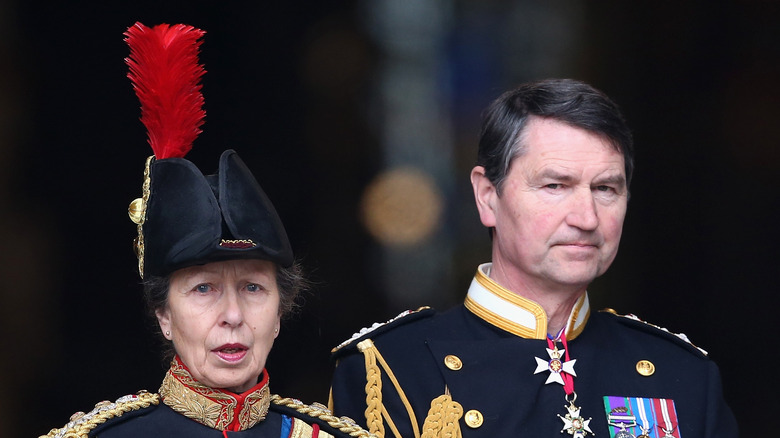 Princess Anne with husband Timothy Laurence