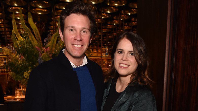 Princess Eugenie and Jack Brooksbank at an event 