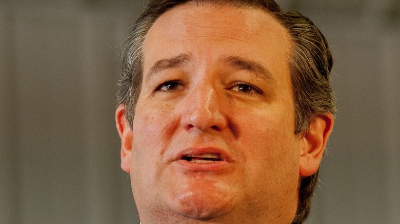 Ted Cruz looking serious