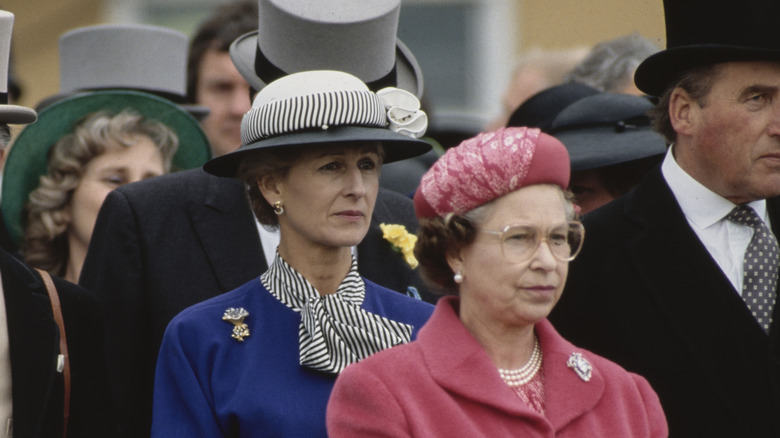 Queen Elizabeth and Princess Alexandra