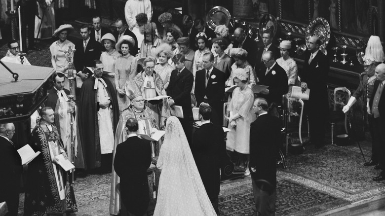 Princess Alexandra's wedding day