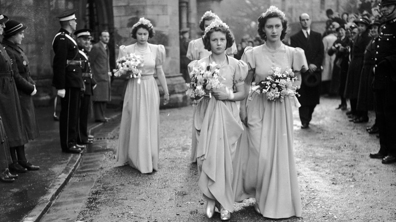 Queen Elizabeth and Princess Alexandra