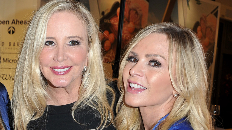 Shannon Beador and Tamra Judge attend the House of Sillage Holiday Boutique Launch event