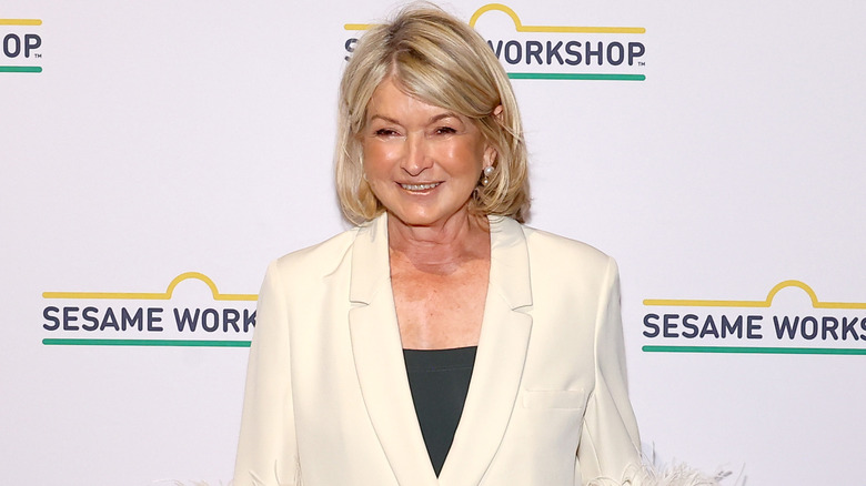 Martha Stewart on the red carpet 