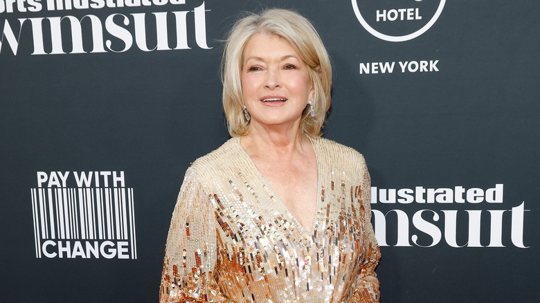 Martha Stewart on the red carpet 