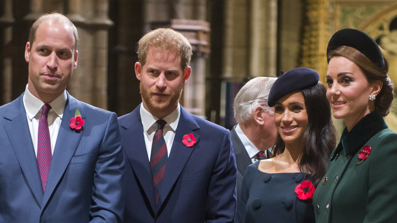 Prince William, Prince Harry, Meghan Markle, Kate Middleton