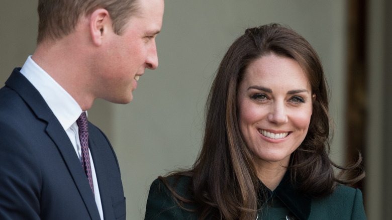 Kate Middleton with Prince William