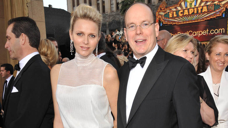 Princess Charlene and Prince Albert of Monaco