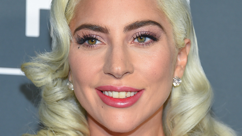 Lady Gaga smiling