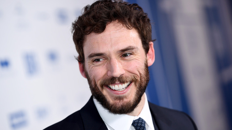 Sam Claflin smiling