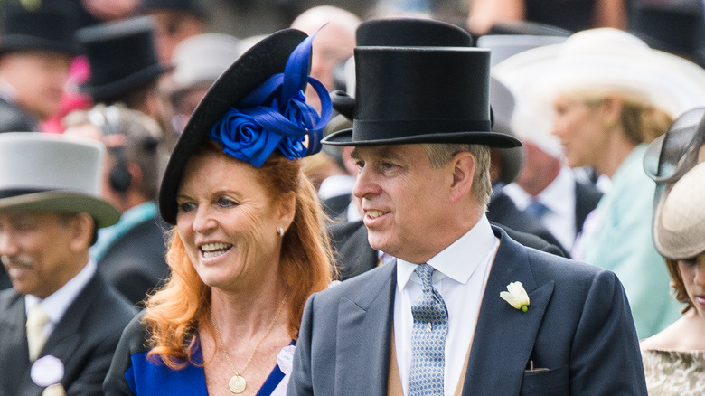 Sarah Ferguson and Prince Andrew smiling