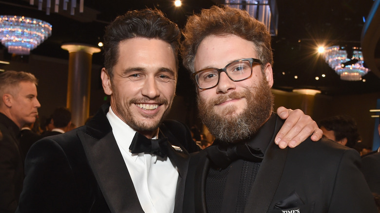 James Franco and Seth Rogen at the Oscars