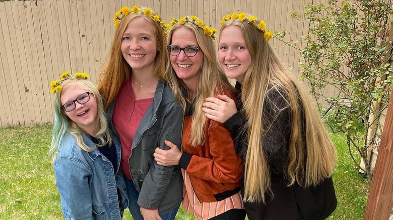 Christine Brown and daughters Truely, Aspen, and Ysabel