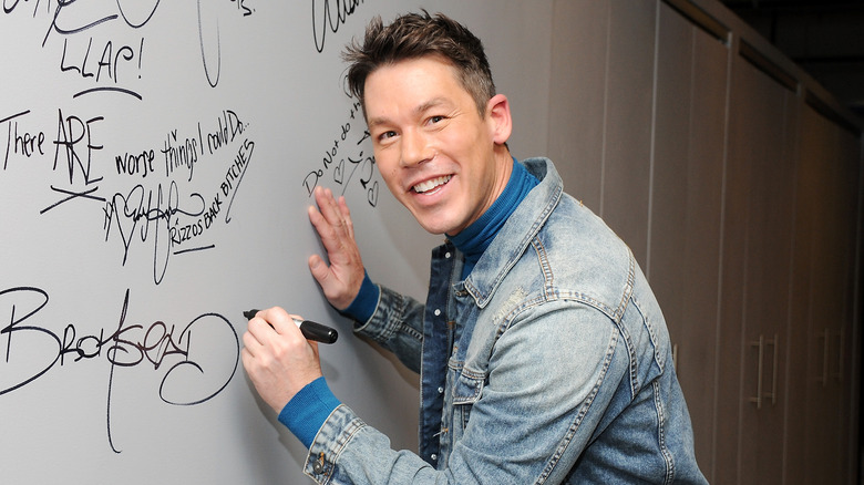 David Bromstad signing wall