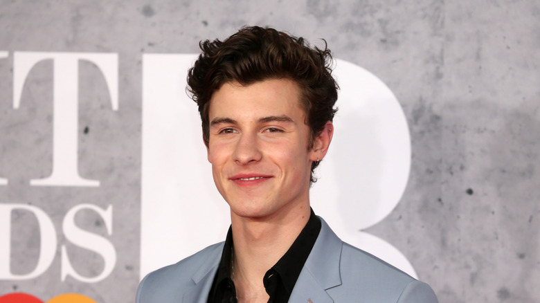 Shawn Mendes smiling