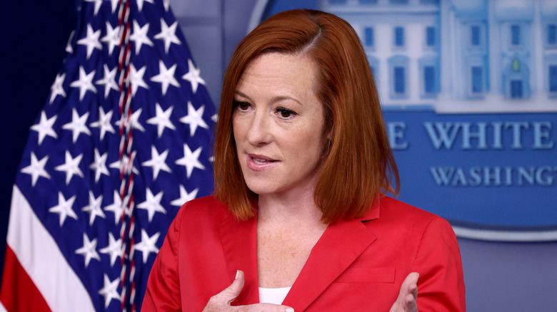 Jen Psaki speaking