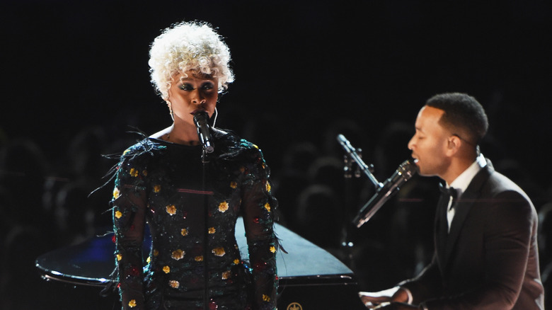 Cynthia Erivo and John Legend