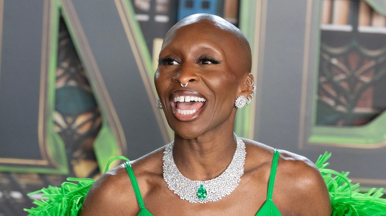 Cynthia Erivo at the Wicked premiere