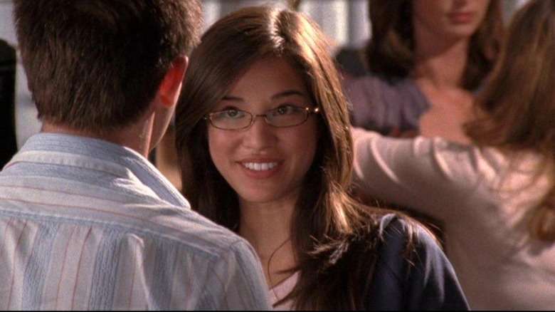 Kelsey Asbille as Gigi Silveri smiling One Tree Hill