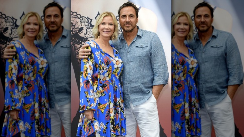 Thorsten Kaye and Katherine Kelly Lang together