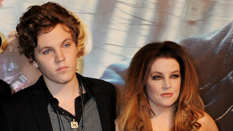 Ben Keough and Lisa Marie Presley