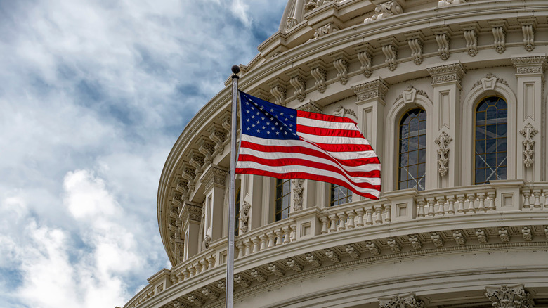 File: Capitol with American Flag