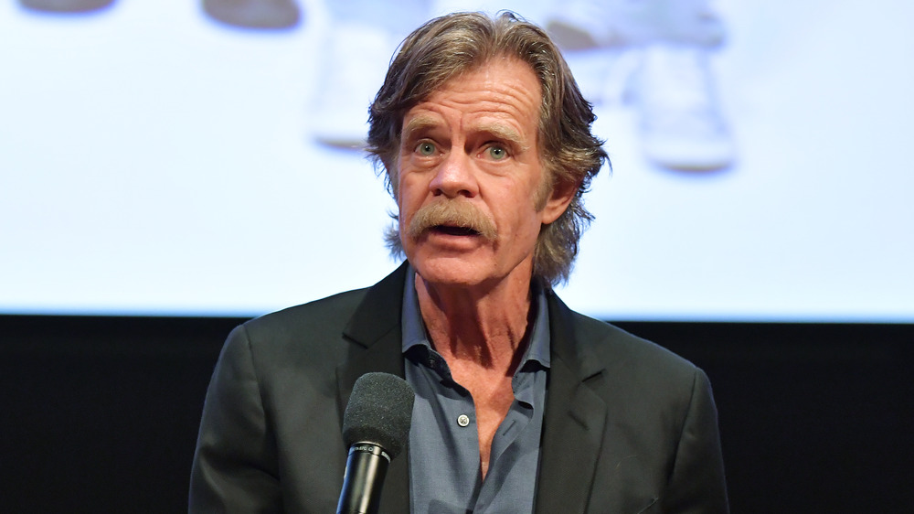 William H. Macy at a Shameless speaking event 