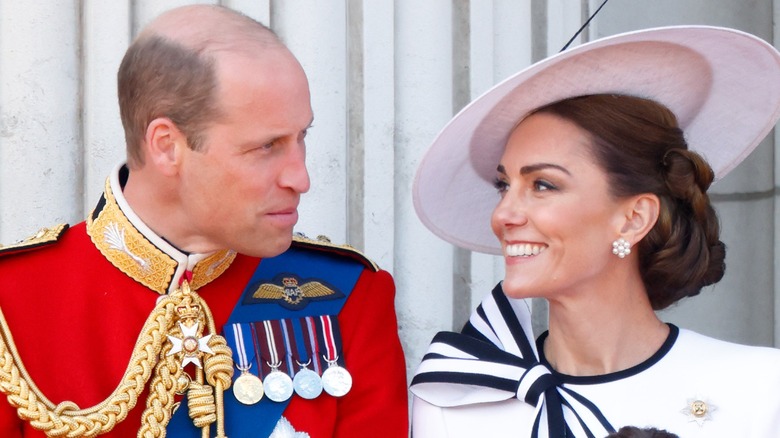 Prince William Kate Middleton smiling